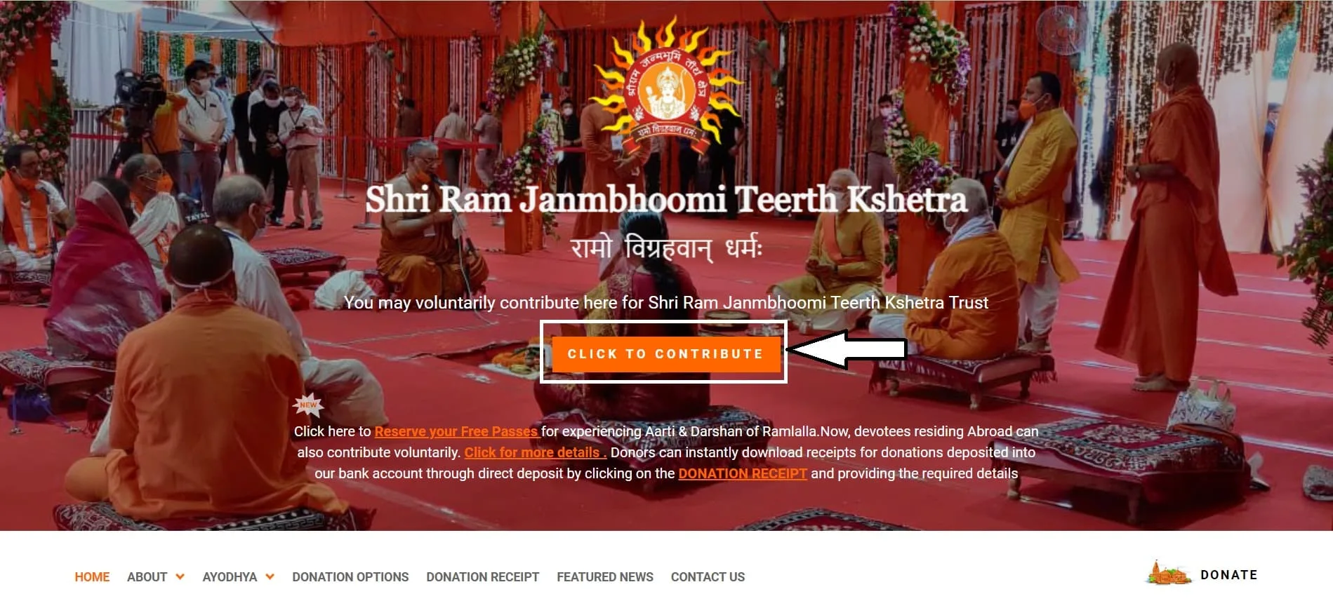 Ayodhya Ram Mandir Darshan booking online 2024