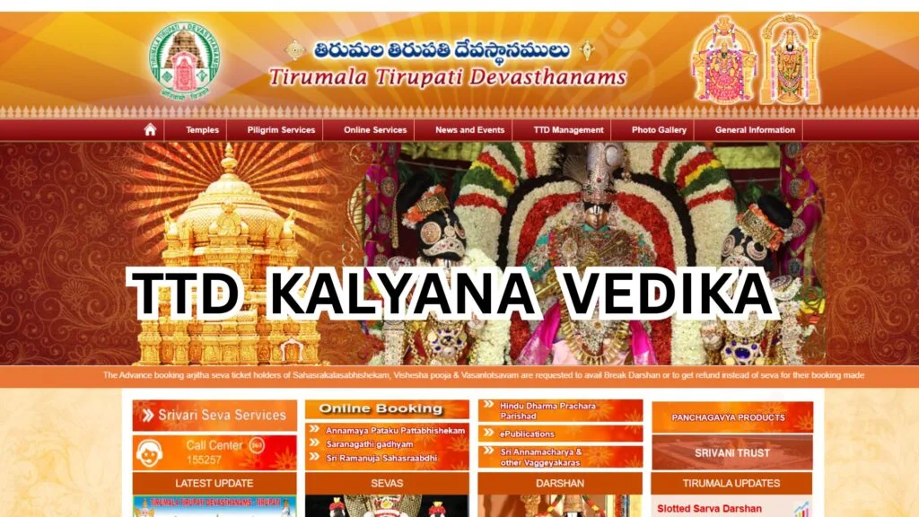 TTD Kalyana Vedika Booking 2025"