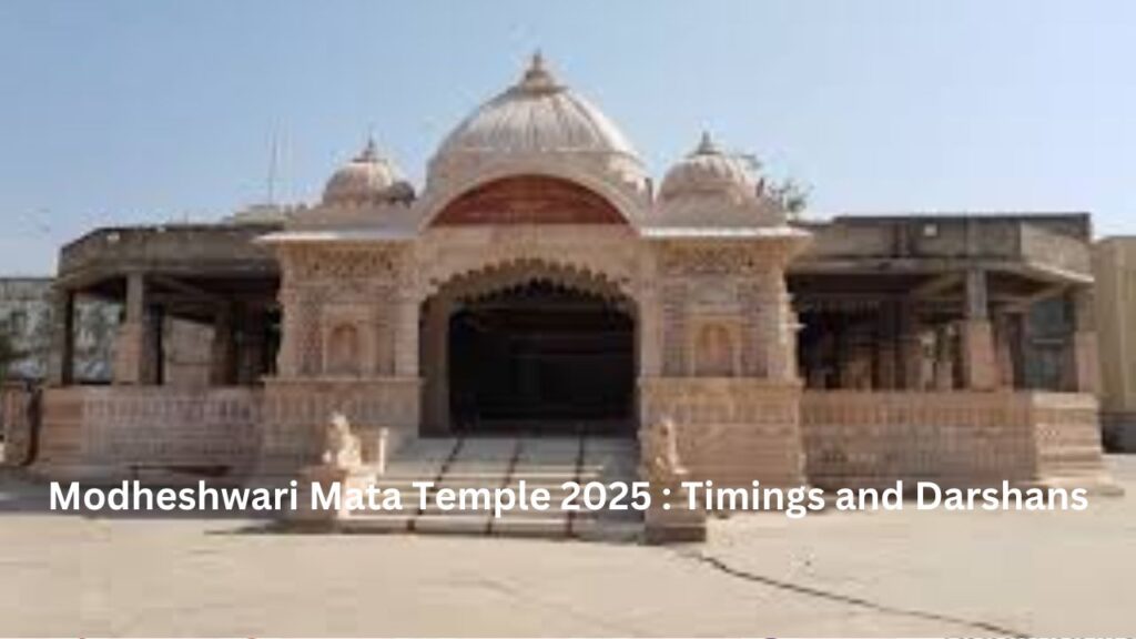 Modheshwari Mata Temple Timings