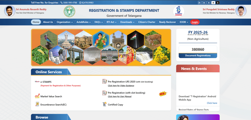 How to Apply for an Encumbrance Certificate (EC) Online in Telangana: A Step-by-Step Guide @registration.telangana.gov.in