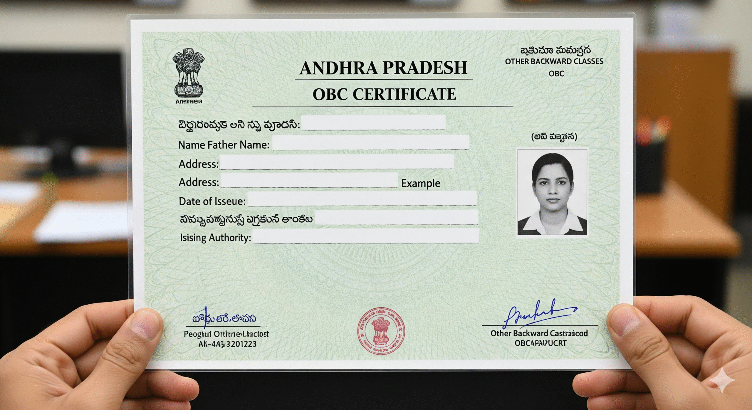 How to Download an OBC Certificate Online in Andhra Pradesh & Check Status