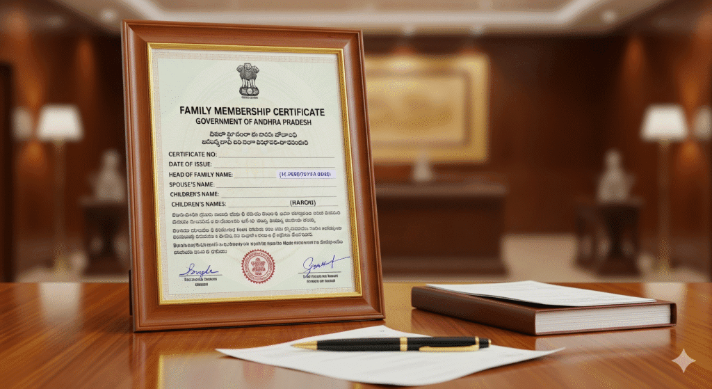 Family Membership Certificate Andhra Pradesh - How to Apply, Eligibility and Requirements, Download