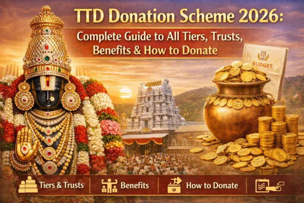 TTD Donation Scheme 2026: Complete Guide to All Tiers, Trusts, Benefits & How to Donate