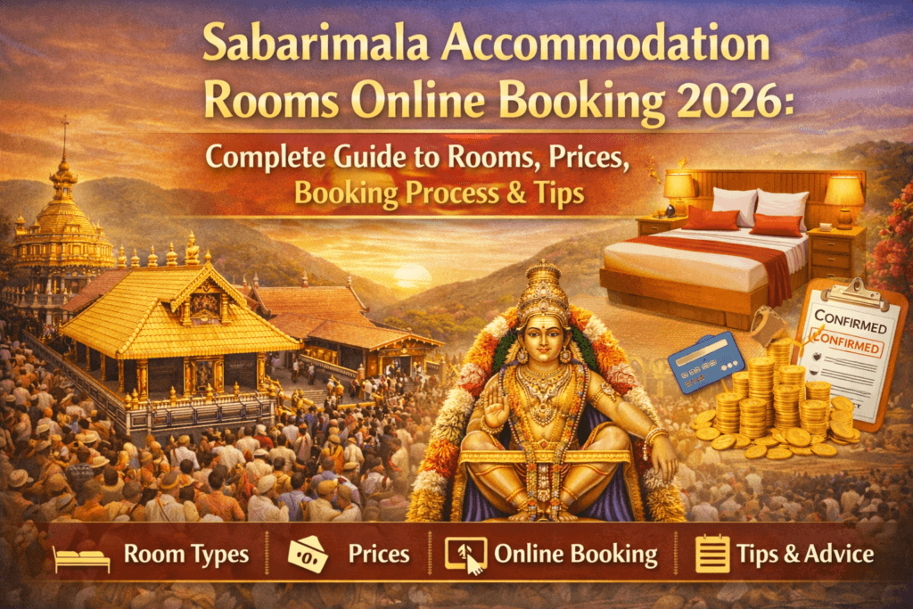 Sabarimala Accommodation Rooms Online Booking 2026: Complete Guide to Rooms, Prices, Booking Process & Tips