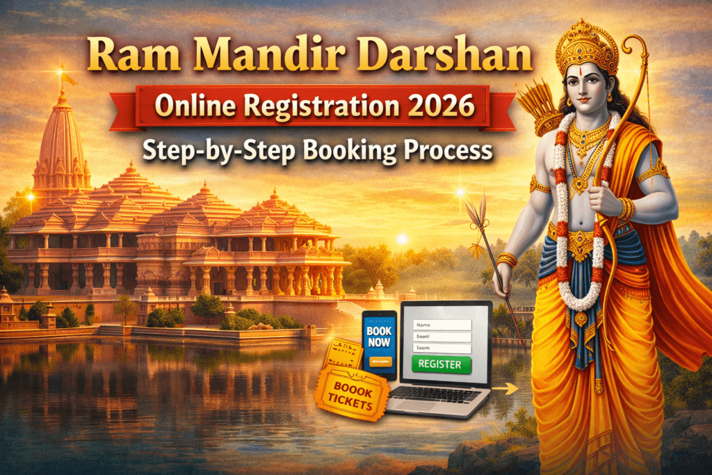 Ram Mandir Darshan Online Registration 2026: Step-by-Step Booking Process