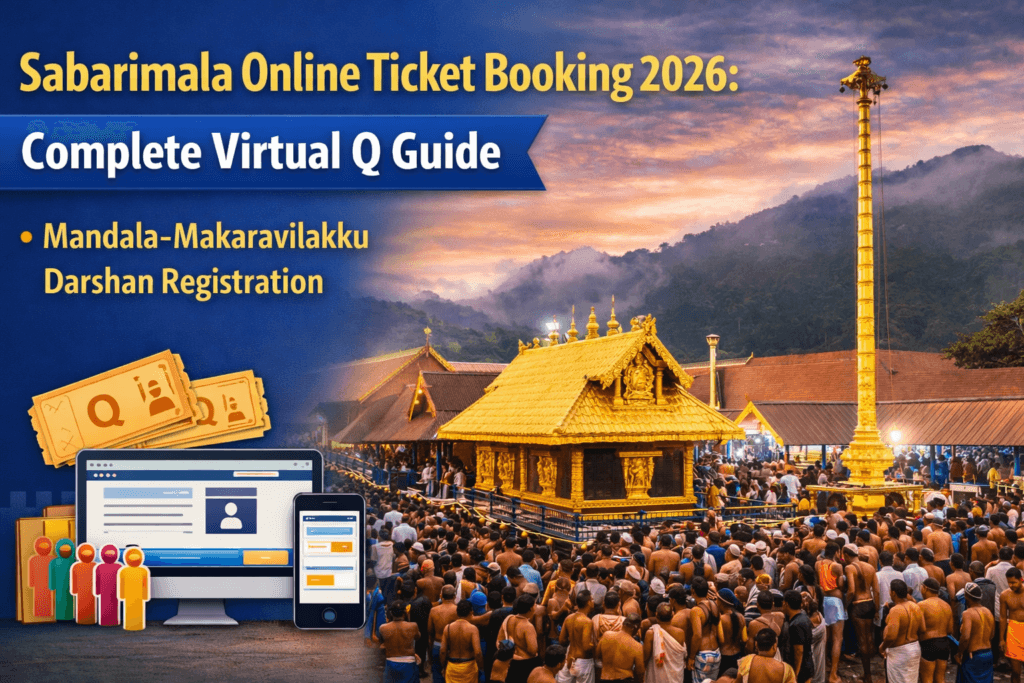 Sabarimala Online Ticket Booking 2026: Complete Virtual Q Guide | Mandala-Makaravilakku Darshan Registration