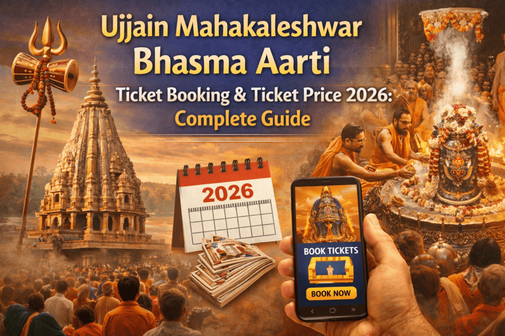 Ujjain Mahakaleshwar Bhasma Aarti Ticket Booking & Ticket Price 2026
