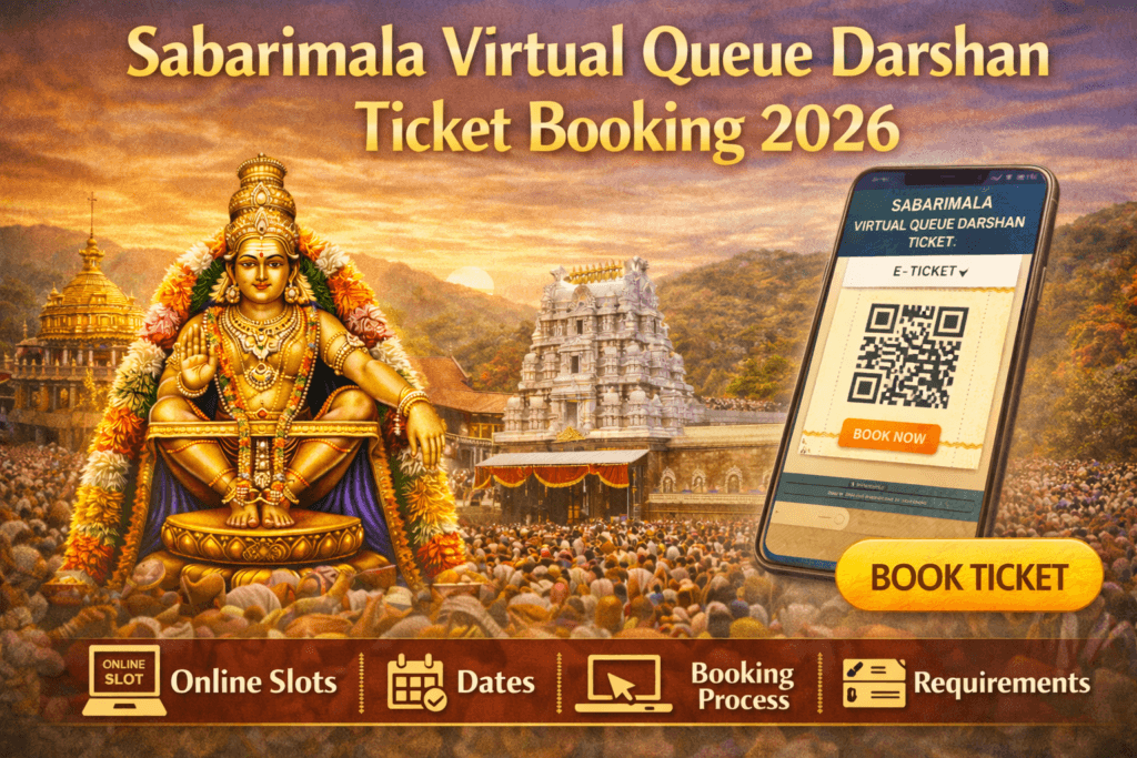 Sabarimala Virtual Queue Darshan Ticket Booking 2026: Complete Step-by-Step Guide