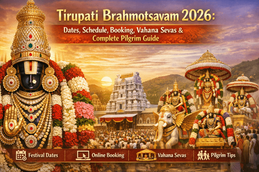 Tirupati Brahmotsavam 2026: Dates, Schedule, Booking, Vahana Sevas & Complete Pilgrim Guide